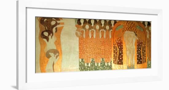 Beethoven Frieze-Gustav Klimt-Framed Art Print