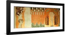 Beethoven Frieze-Gustav Klimt-Framed Art Print