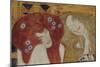 Beethoven Frieze-Gustav Klimt-Mounted Art Print