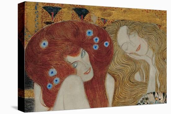 Beethoven Frieze-Gustav Klimt-Stretched Canvas