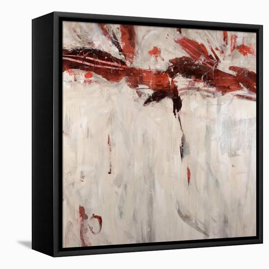 Beethoven in Red-Jodi Maas-Framed Stretched Canvas