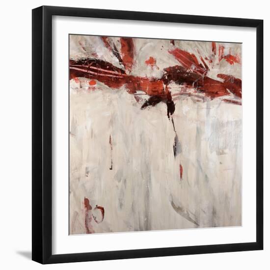 Beethoven in Red-Jodi Maas-Framed Giclee Print