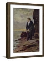 Beethoven Looking at the Sea, 1918-Kamil Vladislav Muttich-Framed Giclee Print