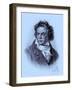 BEETHOVEN Ludwig van by-Adolph Friedrich Erdmann von Menzel-Framed Giclee Print