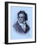 BEETHOVEN Ludwig van by-Adolph Friedrich Erdmann von Menzel-Framed Giclee Print