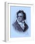 BEETHOVEN Ludwig van by-Adolph Friedrich Erdmann von Menzel-Framed Giclee Print