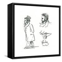 Beethoven (Lyser)-null-Framed Stretched Canvas
