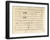 Beethoven Manuscript, 1826-null-Framed Giclee Print