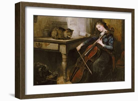 Beethoven's Andante-John Alfred Vintner-Framed Giclee Print