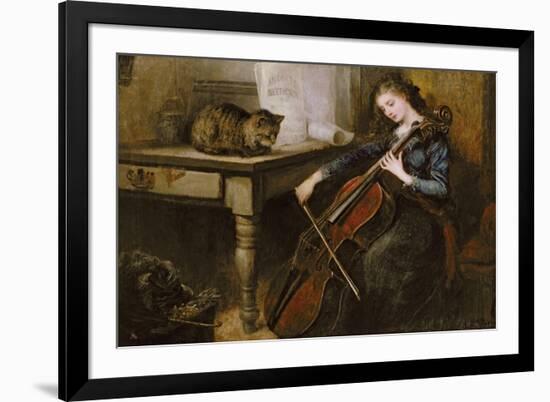 Beethoven's Andante-John Alfred Vintner-Framed Giclee Print