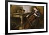 Beethoven's Andante-John Alfred Vintner-Framed Giclee Print