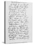 Beethoven's Immortal Beloved Letter-null-Stretched Canvas