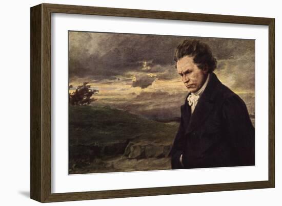 Beethoven, Walking-null-Framed Giclee Print