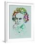 Beethoven Watercolor-Anna Malkin-Framed Art Print