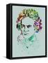 Beethoven Watercolor-Anna Malkin-Framed Stretched Canvas