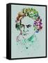 Beethoven Watercolor-Anna Malkin-Framed Stretched Canvas