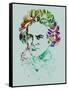 Beethoven Watercolor-Anna Malkin-Framed Stretched Canvas