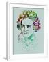 Beethoven Watercolor-Anna Malkin-Framed Art Print