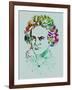 Beethoven Watercolor-Anna Malkin-Framed Art Print