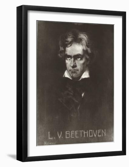 Beethoven-Hendrich Rumpf-Framed Art Print