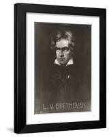 Beethoven-Hendrich Rumpf-Framed Art Print