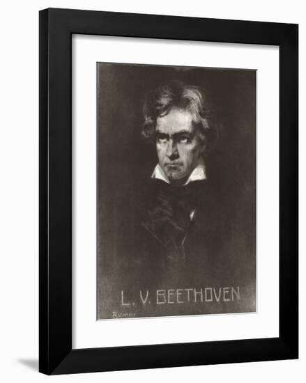 Beethoven-Hendrich Rumpf-Framed Art Print
