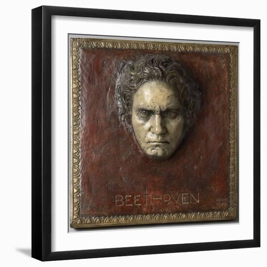 Beethoven-Franz von Stuck-Framed Premium Giclee Print