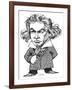 Beethoven-Gary Brown-Framed Giclee Print