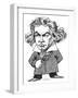 Beethoven-Gary Brown-Framed Giclee Print