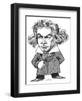 Beethoven-Gary Brown-Framed Giclee Print