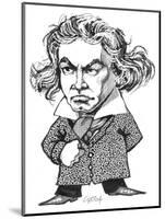 Beethoven-Gary Brown-Mounted Giclee Print