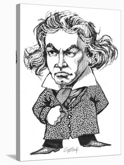 Beethoven-Gary Brown-Stretched Canvas