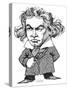 Beethoven-Gary Brown-Stretched Canvas