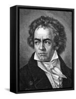 Beethoven-A Close-Framed Stretched Canvas