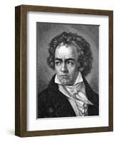 Beethoven-A Close-Framed Art Print