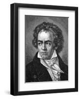 Beethoven-A Close-Framed Art Print