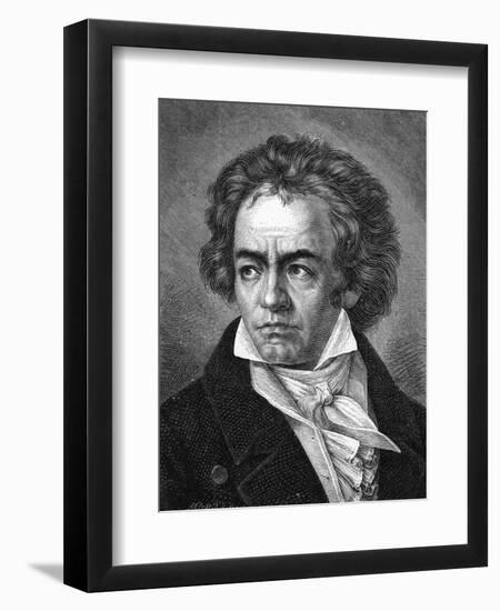 Beethoven-A Close-Framed Art Print