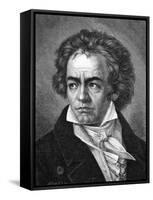 Beethoven-A Close-Framed Stretched Canvas