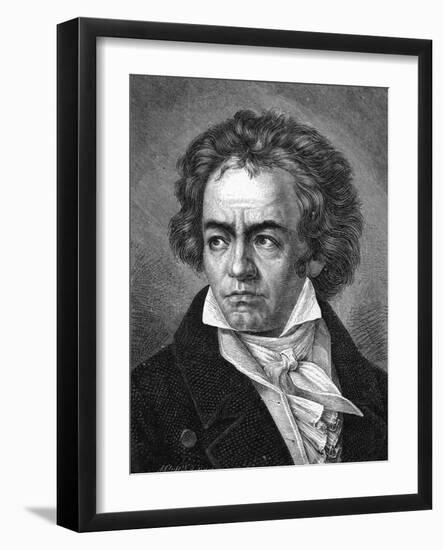 Beethoven-A Close-Framed Art Print