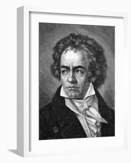 Beethoven-A Close-Framed Art Print