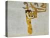 Beethovenfrieze, Allegory of Poetry-Gustav Klimt-Stretched Canvas