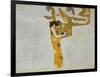 Beethovenfrieze, Allegory of Poetry-Gustav Klimt-Framed Giclee Print