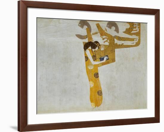 Beethovenfrieze, Allegory of Poetry-Gustav Klimt-Framed Giclee Print