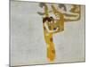 Beethovenfrieze, Allegory of Poetry-Gustav Klimt-Mounted Giclee Print