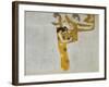 Beethovenfrieze, Allegory of Poetry-Gustav Klimt-Framed Giclee Print