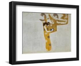 Beethovenfrieze, Allegory of Poetry-Gustav Klimt-Framed Giclee Print