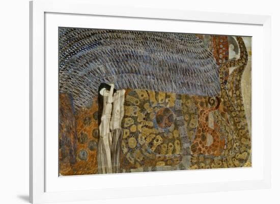 Beethovenfrieze, Detail of the Personification of Gnawing Sorrow, 1902-Gustav Klimt-Framed Giclee Print