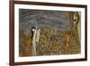 Beethovenfrieze, Detail of the Personification of Gnawing Sorrow, 1902-Gustav Klimt-Framed Giclee Print