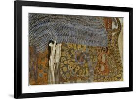 Beethovenfrieze, Detail of the Personification of Gnawing Sorrow, 1902-Gustav Klimt-Framed Giclee Print