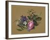 Beetle at the Rose Branch-Fyodor Petrovich Tolstoy-Framed Giclee Print